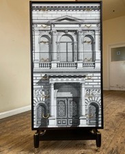 vintage chest of drawers Italian Fornasetti Style 1950s 60s  Heals retro classic