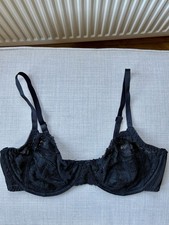  Primark Secret Possessions Black Lace Underwired Bra Size UK34D