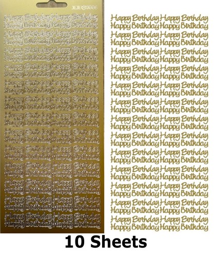 Sheets gold happy - 10,