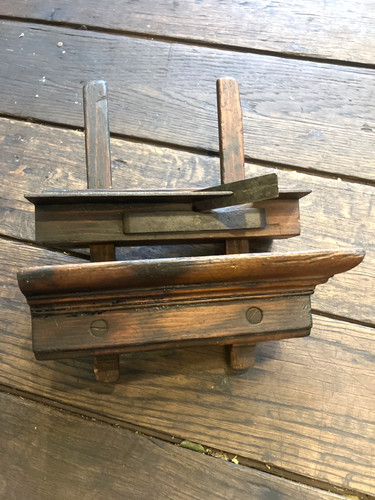 Antique wood hand plough - antique,