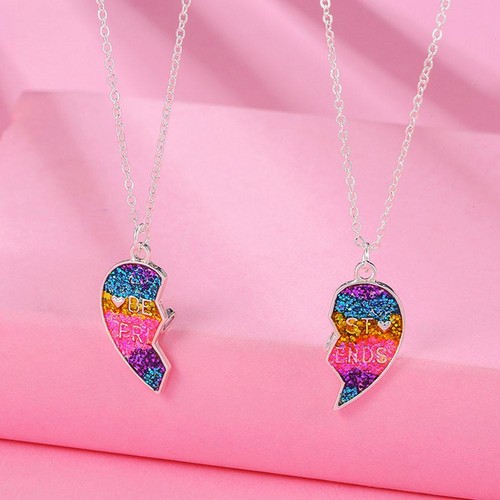 Half heart pendant necklaces - pendant,