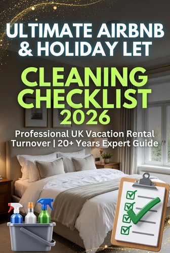 Holiday let cleaning checklist - holiday,