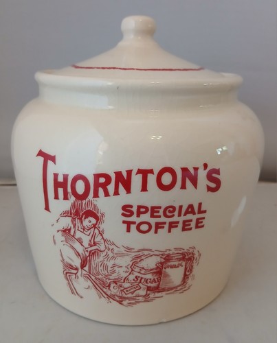 Thorntons vintage toffee jar - vintage,