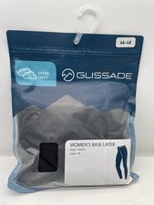 Glissade Women thermal bottom base Layer Comfort Sports Leggings Size M Black