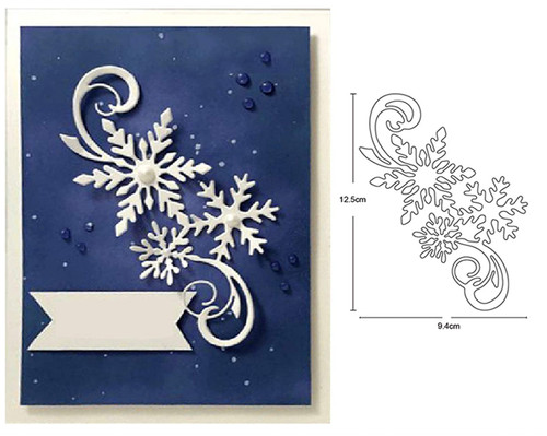 Snowflake metal cutting dies - cutting,