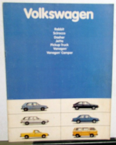 1981 volkswagen full line - volkswagen,