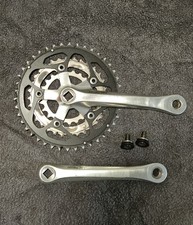 Shimano Deore XT  FC-M737 crankset  22,32,42T, 170mm Retro MTB.