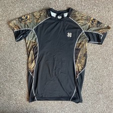 FIXGEAR Skin-tight Tattoo Skull Compression Shirt Under Gym Training Size Large