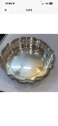 Vintage silver plated wine - plated,