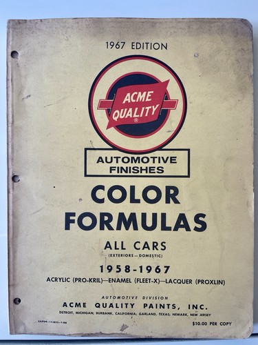 1958 1967 acme quality - acme,