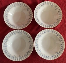 FOUR VINTAGE ROYAL ALBERT MEMORY LANE 8” LARGE SOUP CEREAL DESSERT BOWLS VGC
