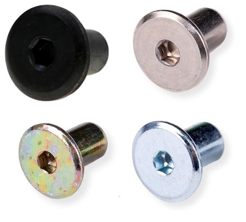 Sleeve nuts flat head - nuts, m8