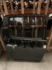 TOYOTA HILUX DCB MK6 MK7 DRIVER RIGHT REAR DOOR BLACK  RDR 133