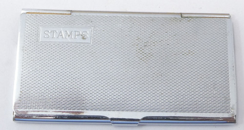 Postage stamp case silver - postage,