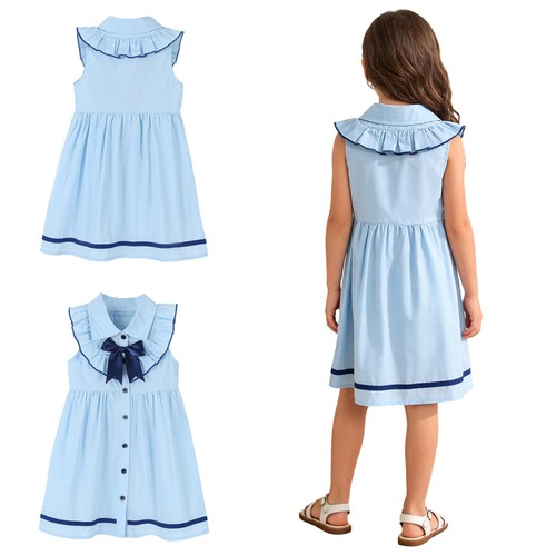 Girls dresses decorative bow - girls,