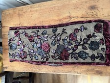 Crushed Velvet Silk Feel Scarf 52x10 inches Shimmers Deep Pink/ Multi 