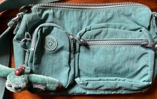 kipling green crossbody bag