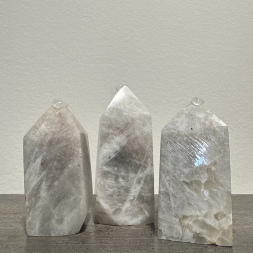 Moonstone crystal tower set - crystal,