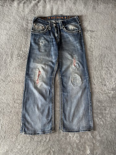 Rock revival distressed denim - distressed,