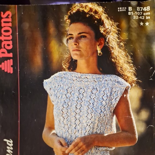 Patons 8748 knitting pattern - 8748,