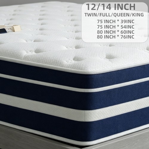 Hybrid spring mattress - 12,