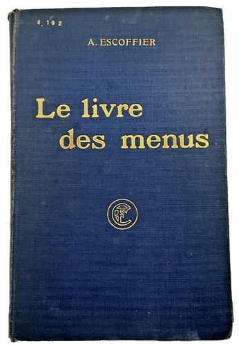 Livre des menus escoffier - livre,