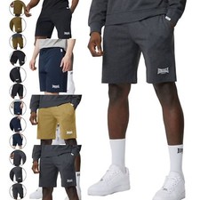 Mens Lonsdale Lightweight Shorts Jersey Lounge Boxing Gym Training Running Pants