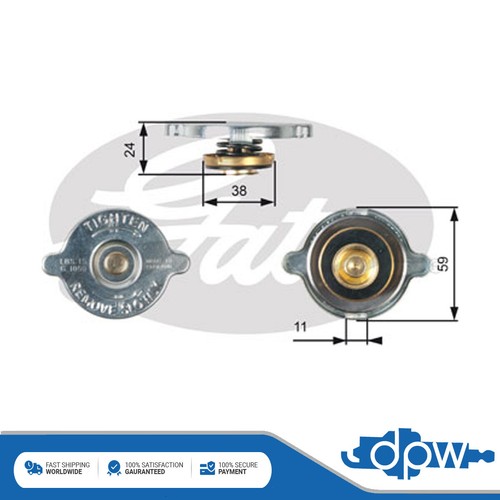 Gates radiator cap fits - gates,