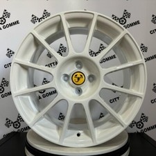Dedicated Abarth 500 17" New Esseesse White Yellow Alloy Wheels