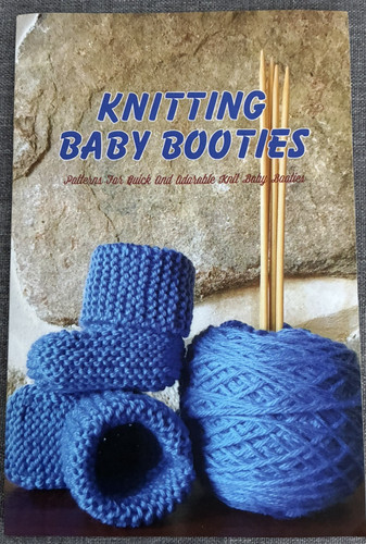 Knitting baby booties - baby,