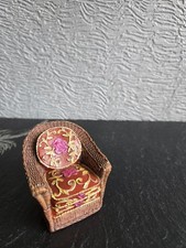 doll house furniture wicker resin chair 1.12th