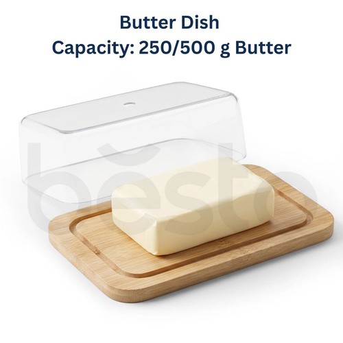 Plastic butter dish - plastic,