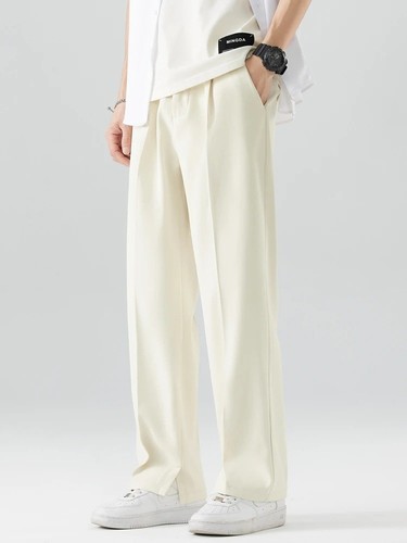 Men casual straight - straight, leg