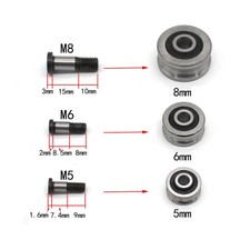 Metal Pulley Wheel U/V Grooved