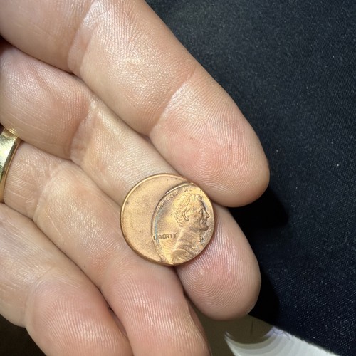 Error coin off - coin, off-center