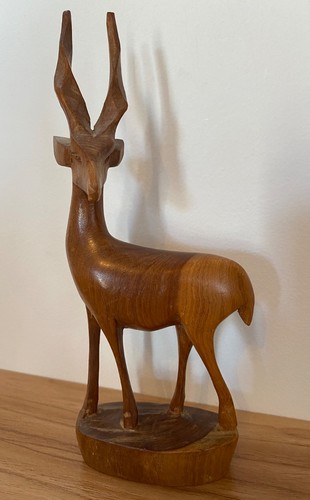 Vintage hand carved wooden