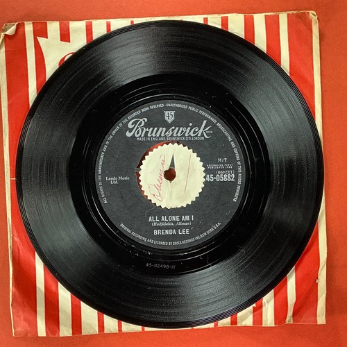 Brenda lee all alone - alone, 7"