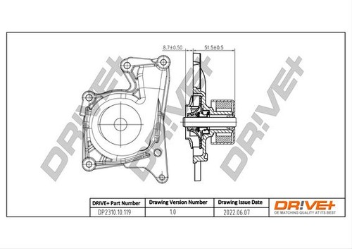 Water pump engine cooling - water,