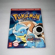 Official Pokemon Red/Blue Official Strategy Guide Blastoise Cover Ultra Rare VGC