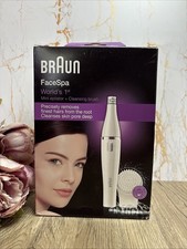 Braun Facespa Face Epilator for Women, Hair Removal with Facial Cleansing Brush 