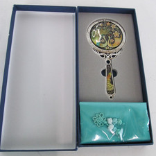 Mother Of Pearl Princess Peacock Design Hand Mirror Boxed With Sealed Bag