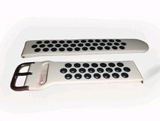 Curved End Watch Strap Band Divers Silicone Rubber Mens Sports 20mm 22mm Black