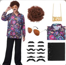 Men's 70s Disco Costume Set
