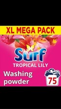  XL Mega Pack Tropical Lily Laundry Washing Powder, 75 Washes, 3.75 Kg