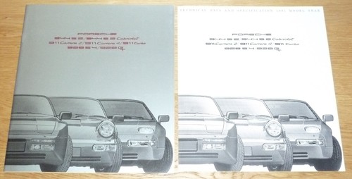 Porsche range brochure 1990 - uk,
