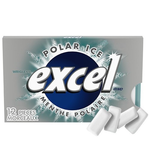 Packs excel sugar free - of,