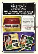 1967 Wilkinson SWORD Razor Blades ADVERT Christmas Gift Sets Print Ad