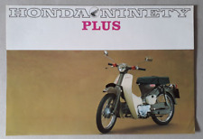 Honda Ninety Plus Brochure / Leaflet c.1967 - Scooter Moped