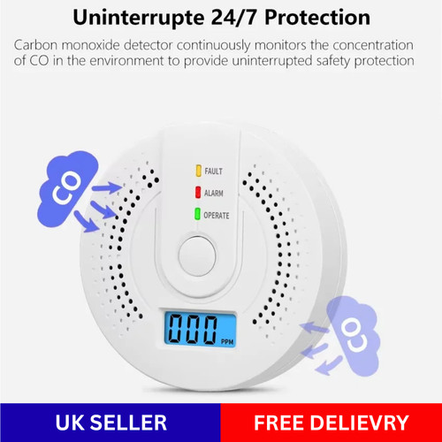 Carbon monoxide detector - monoxide,