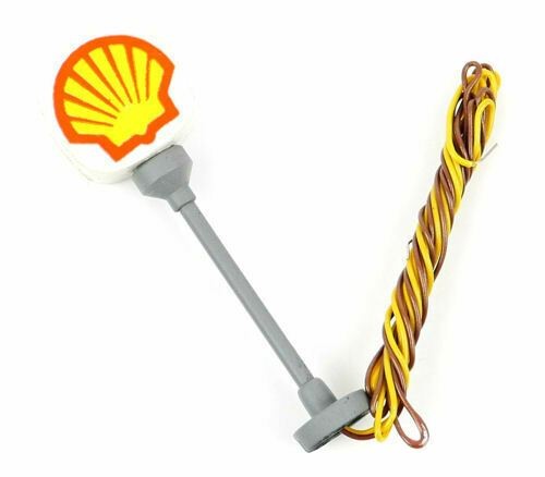 Petrol station sign - sign, (lit)